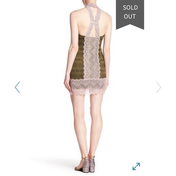NWOT Free People Natasha Lace Bodycon Dress - Picture 8 of 8